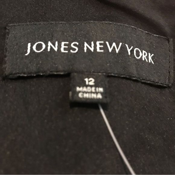 Jones New York Dress Women’s Size 12 Black Purple Red Color Block Sleeveless - Picture 10 of 10